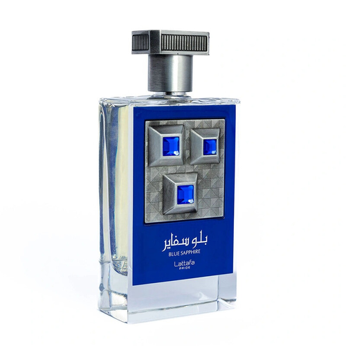 Lattafa Men's Pride Blue Sapphire EDP Spray 3.4 oz/100 ml