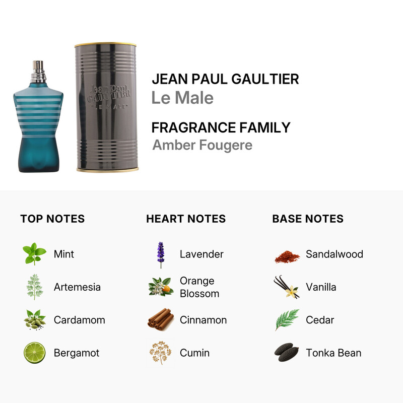 Jean Paul Gaultier Le Male / J.p.g EDT Spray 4.2 oz/125 ml